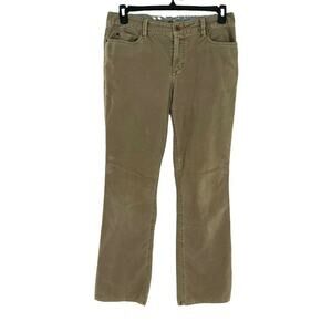Eddie Bauer Pants Womens Size 8 Curvy Fit Bootcut Corduroy Button Pockets Casual